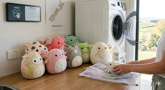 How to wash and care for Squishmallows New Zealand 2025