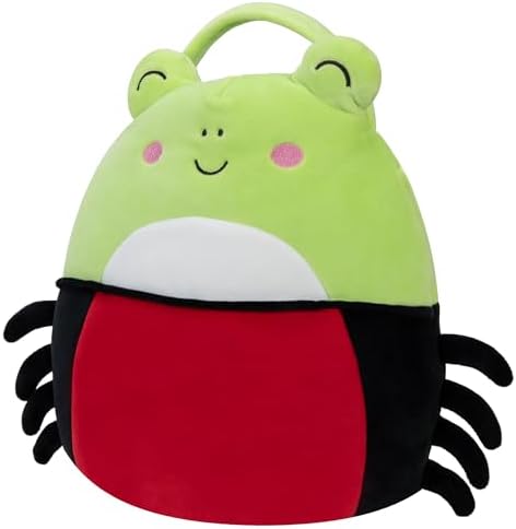 Squishmallows Original Bella The Spider Treat Pail - Official Jazwares Halloween Accessory