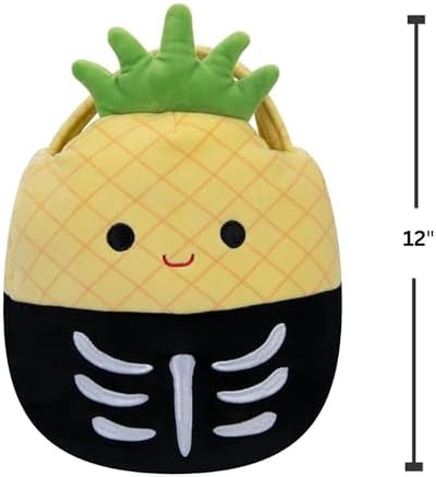 Squishmallows Original Bella The Spider Treat Pail - Official Jazwares Halloween Accessory