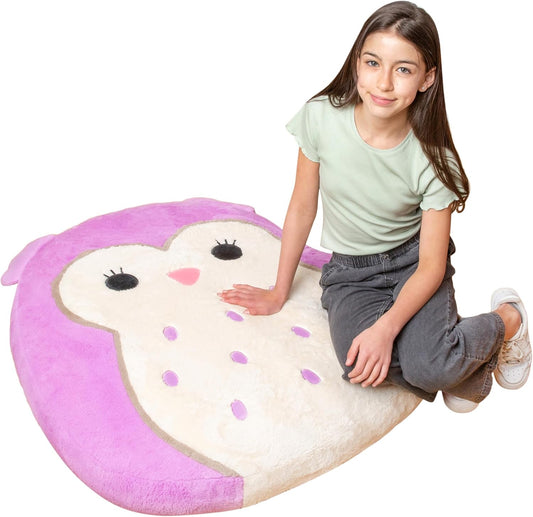 BigMouth x Squishmallows Original Inflat-A-Pal, Inflatable Floor Pillow, Jumbo Animal Cushion Lounger for Kids