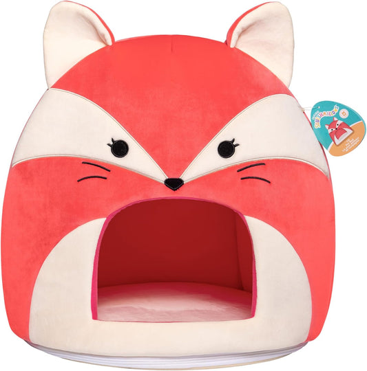 Squishmallows Original 16-Inch Fifi The Fox Pet Cave - Ultrasoft Official Jazwares Pet Bed for Dogs and Cats