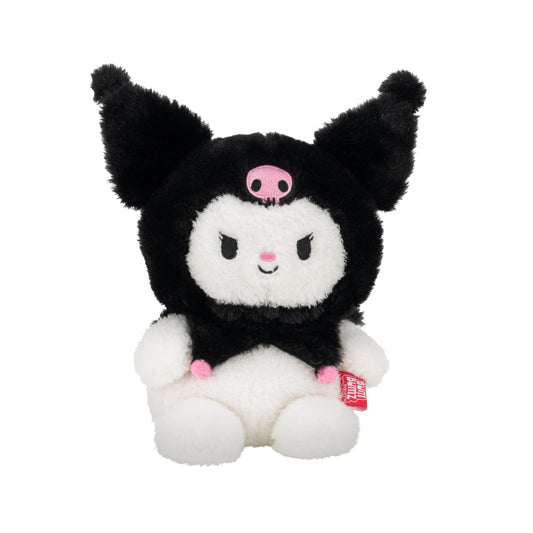 BumBumz 7.5-inch Hello Kitty and Friends Bumz - Classic Kuromi Plush - Collectible Sanrio Toy - from The Makers of Original Squishmallows - Ages 3+