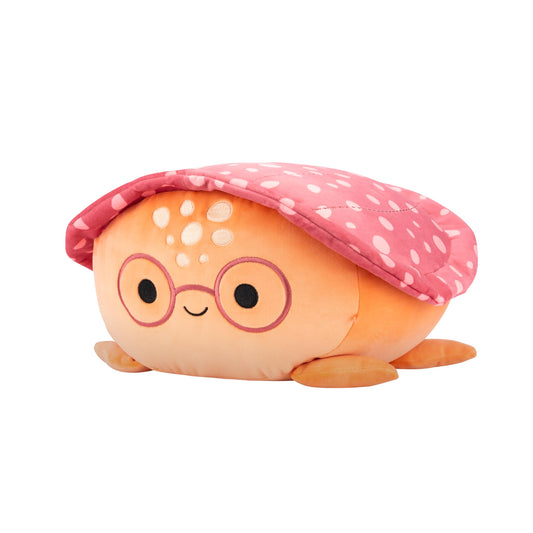 Squishmallows Original 12in Caine The Orange Leatherback Turtle with Glasses – Official Jazwares Plush (Medium-Sized)