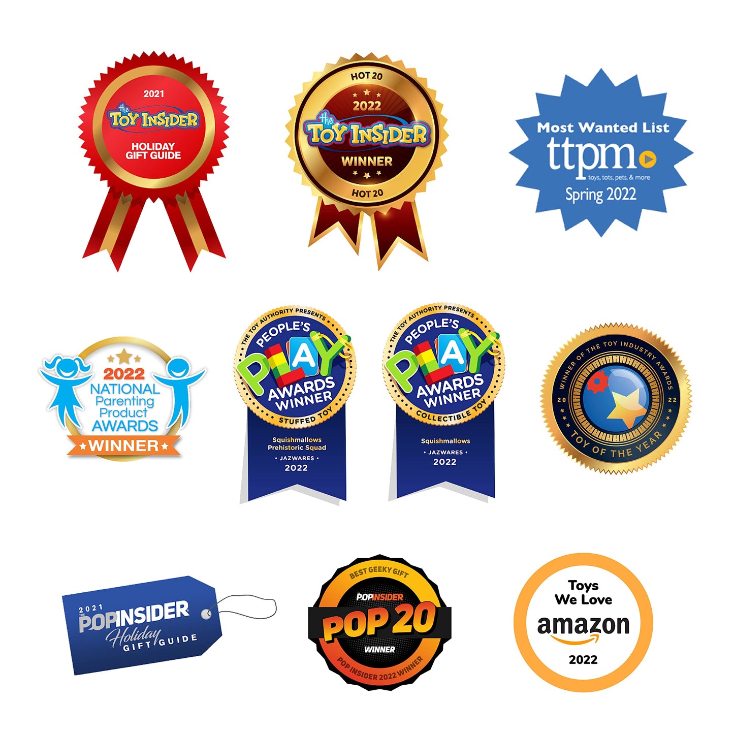 Squishmallows Original Micromallows Plush 6-Pack (Altman, Connie, Gideon, Safiyah, Elin, Agnolo)