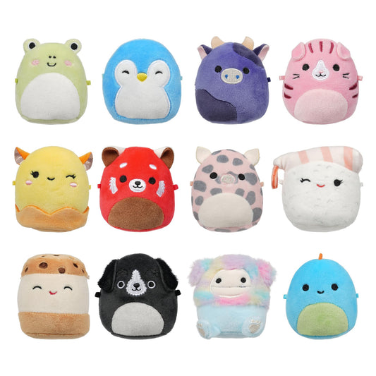 Squishmallows Original Micromallows 12-Pack – Aquitaine, Bijan, Cici, Darex, Geraldine, Ingred, Keina, Koako, Paulie, Puff, Wendy, Zozo
