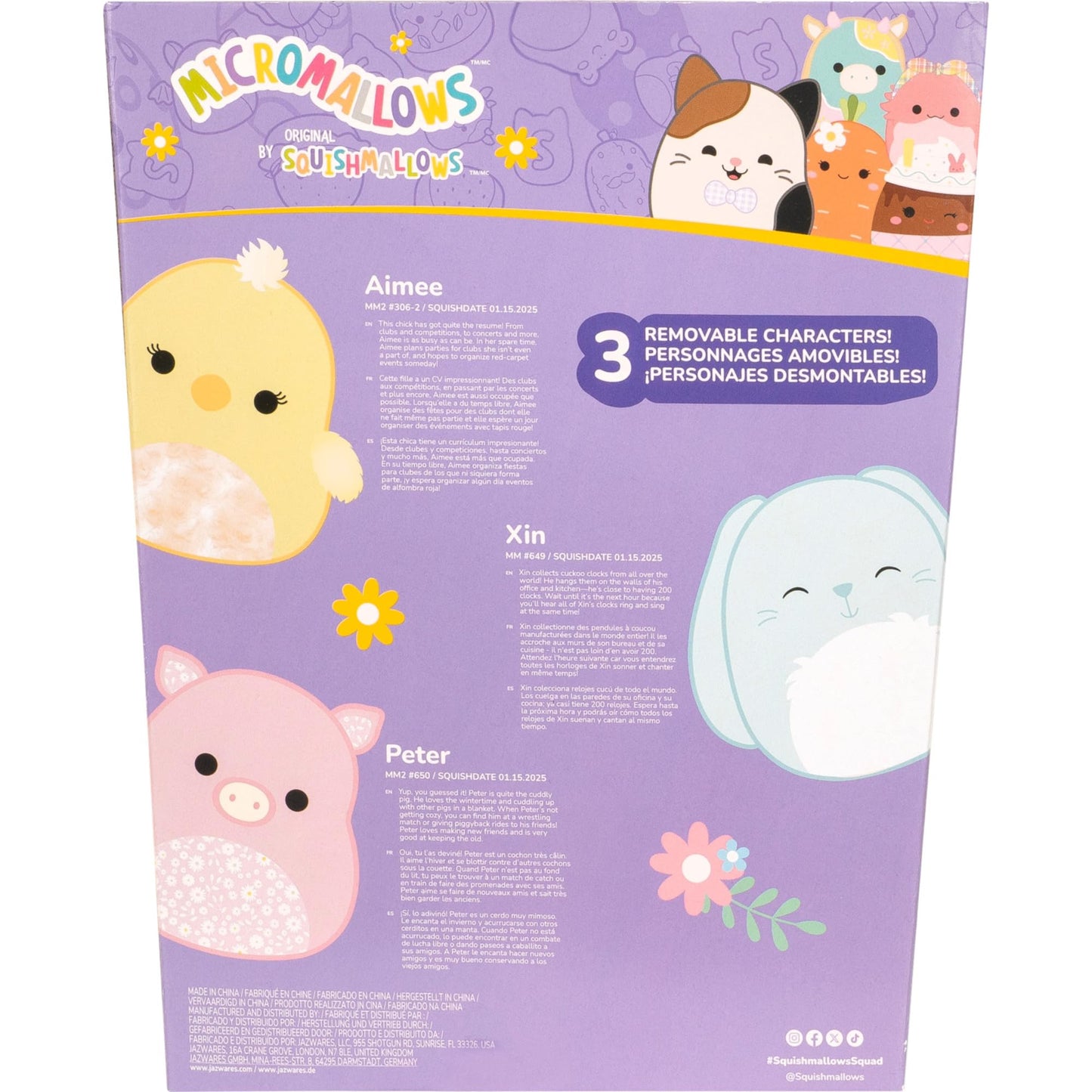 Squishmallows Original Easter Micromallows Bouquet